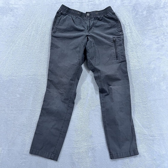 Vuori Ripstop Pants Men's Medium Gray Tapered Utility Outdoor‎ Chino Zip Pocket